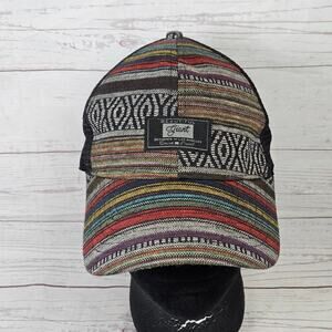 Beautiful Giant Trucker Hat Men's Snapback OS Adjustable Multicolor Aztec